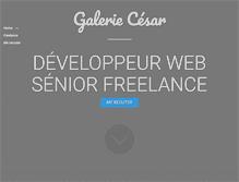 Tablet Screenshot of galerie-cesar.com